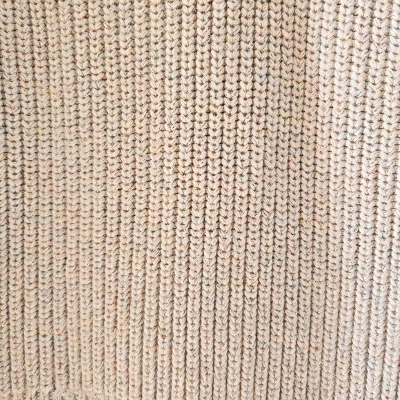 525 America Metallic Rainbow Vneckline Knit Fisherman Sweater Size Medium. - Picture 14 of 16